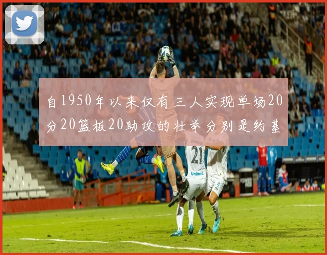 自1950年以来仅有三人实现单场20分20篮板20助攻的壮举分别是约基奇威少和张伯伦